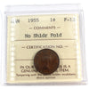 1955 NSF Canada 1-cent ICCS Certified F-12