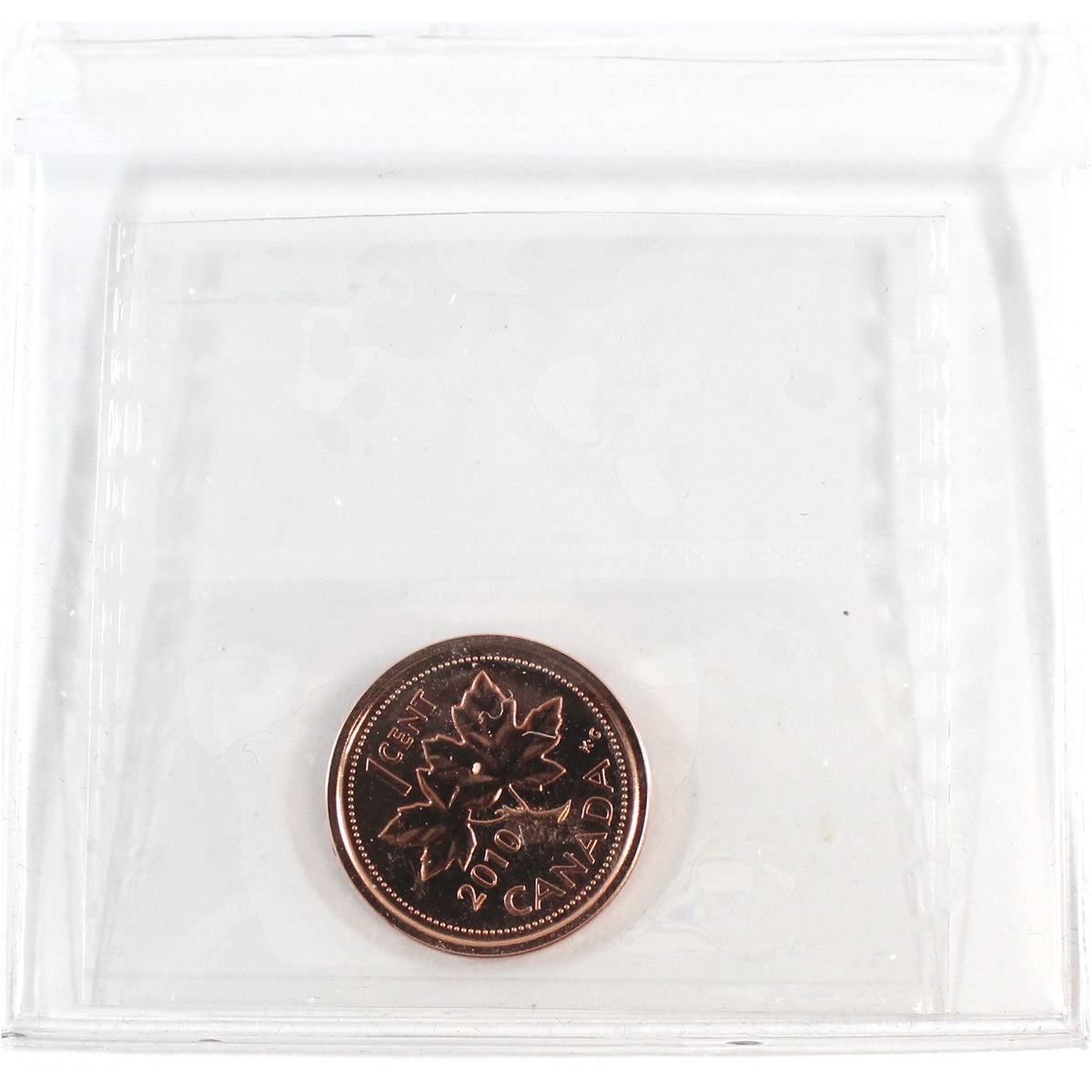 2010 Canada 1-cent ICCS Certified MS-66 Red; Numismatic BU