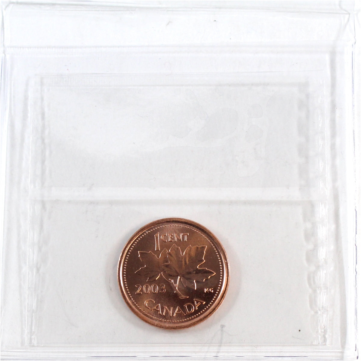 2003P Old Effigy Canada 1-cent ICCS Certified MS-66 Red