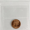 1964 Canada 1-cent ICCS Certified MS65 Red