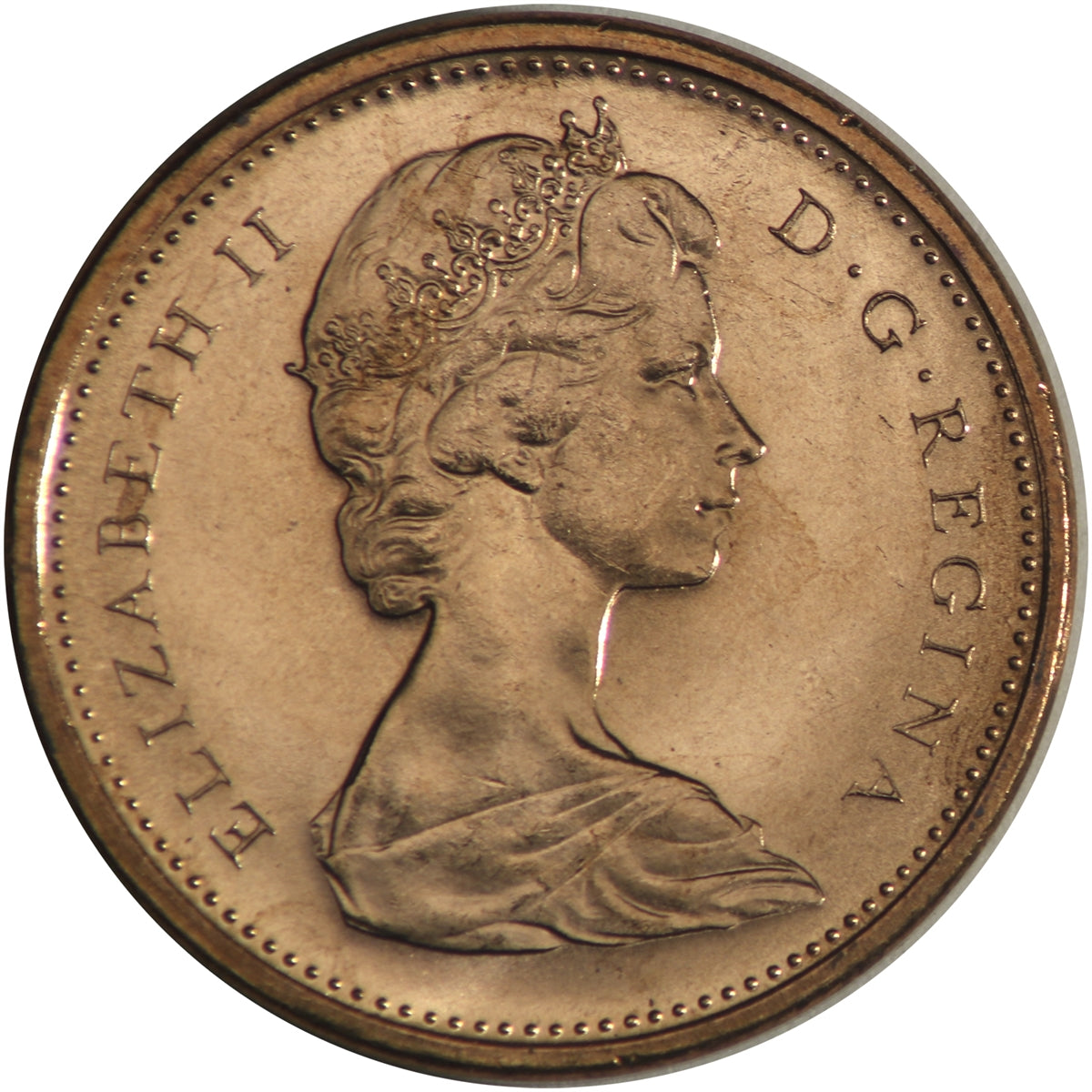 1968 Canada 1-cent Brilliant Uncirculated (MS-63)
