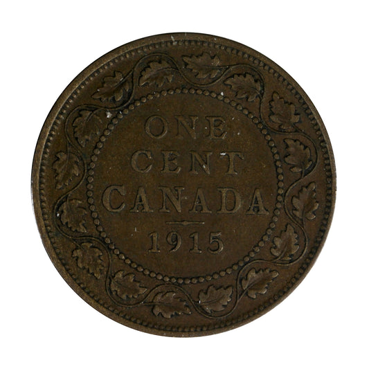 1915 Canada 1-cent Fine (F12)