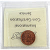 1953 NSF Canada 1-cent ICCS Certified MS64 Red