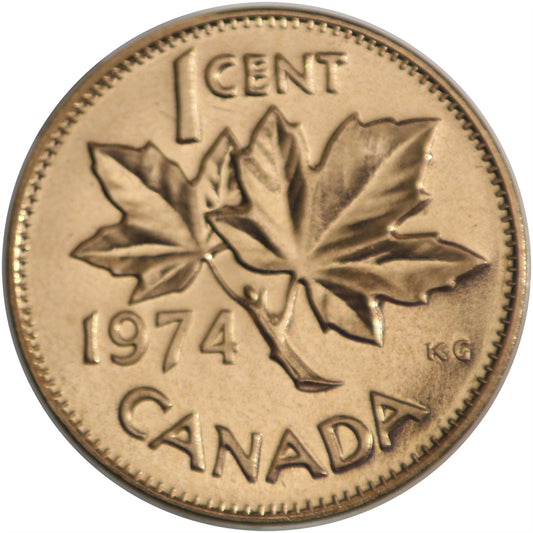 1974 Canada 1-cent Proof Like