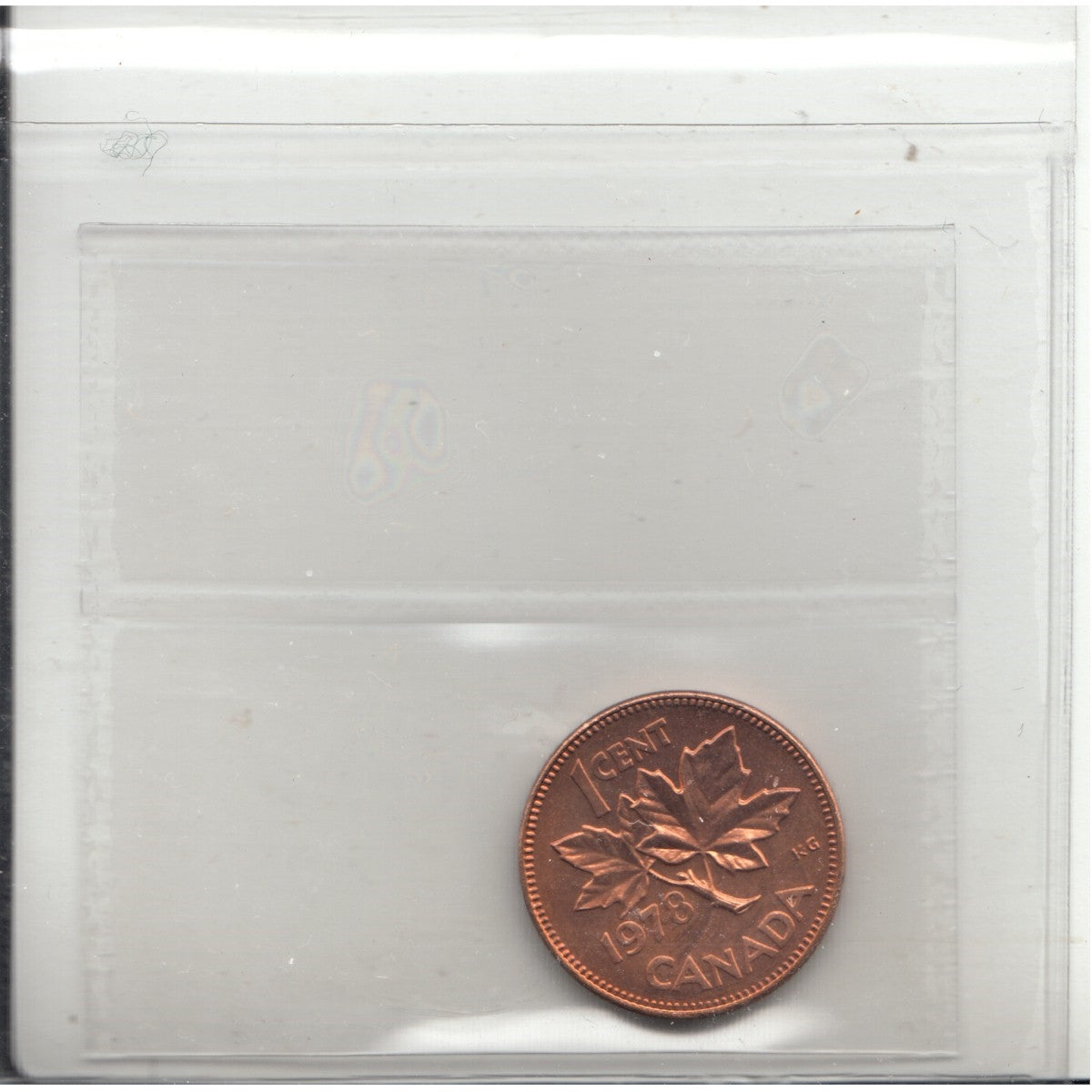 1978 Canada 1-cent ICCS Certified MS66 Red