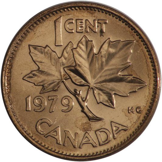 1979 Canada 1-cent Brilliant Uncirculated (MS63)
