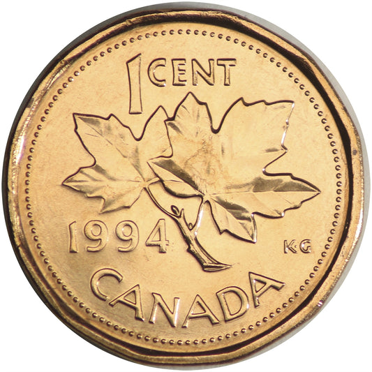 1994 Canada 1-cent Brilliant Uncirculated (MS-63)