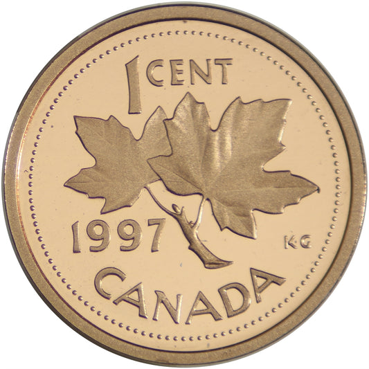 1997 Canada 1-cent Proof