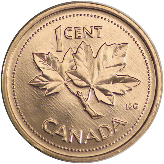 2002 Canada 1-cent Brilliant Uncirculated (MS63)