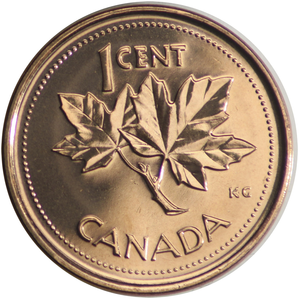 2002P Canada 1-cent Brilliant Uncirculated (MS63)