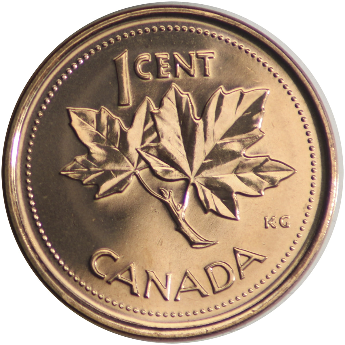 2002P Canada 1-cent Brilliant Uncirculated (MS63)