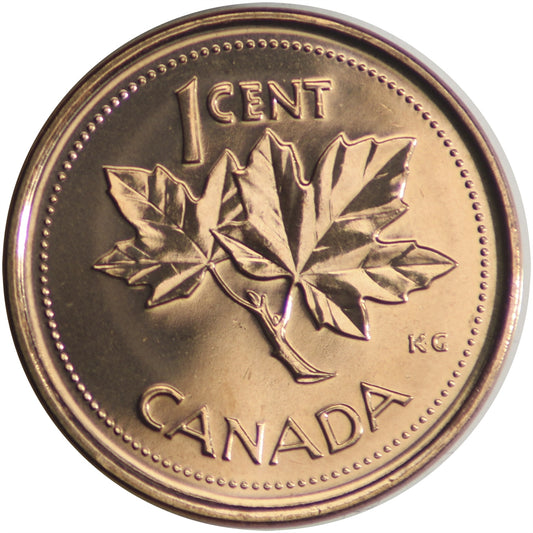 2002P Canada 1-cent Brilliant Uncirculated (MS63)