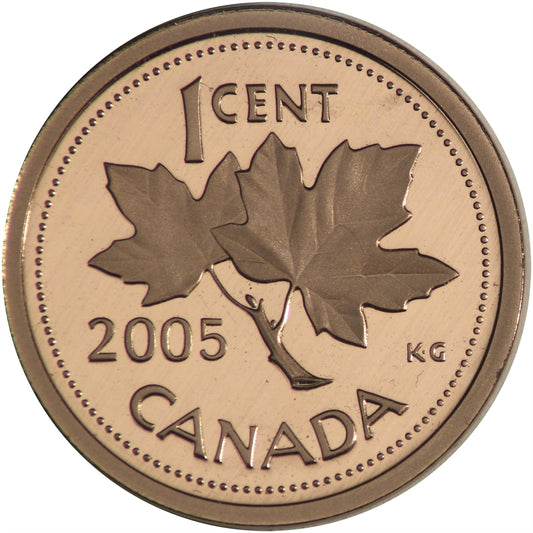 2005 Canada 1-cent Proof