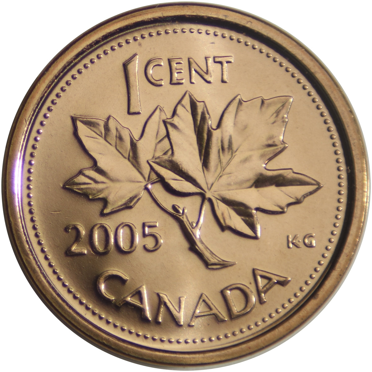 2005P Canada 1-cent Brilliant Uncirculated (MS63)