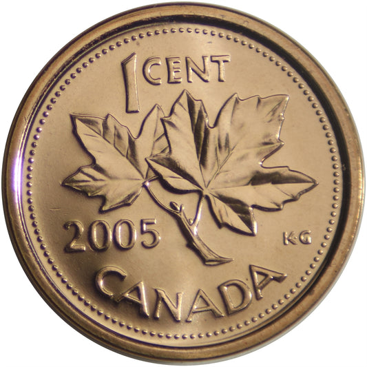 2005P Canada 1-cent Brilliant Uncirculated (MS63)