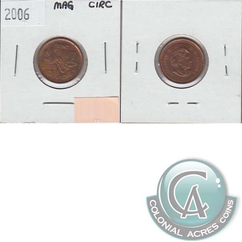2006 Magnetic Canada 1-cent Circulated