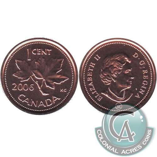 2006 Logo Canada 1-cent Proof Like