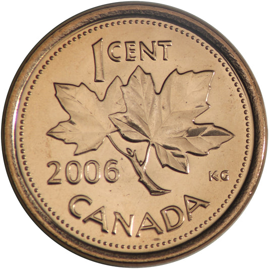 2006 Logo Magnetic Canada 1-cent Brilliant Uncirculated (MS63)