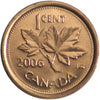 2006 Logo Non Magnetic Canada 1-cent Brilliant Uncirculated (MS-63)