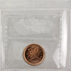 2009 Non Magnetic Canada 1-cent ICCS Certified MS-65 Red
