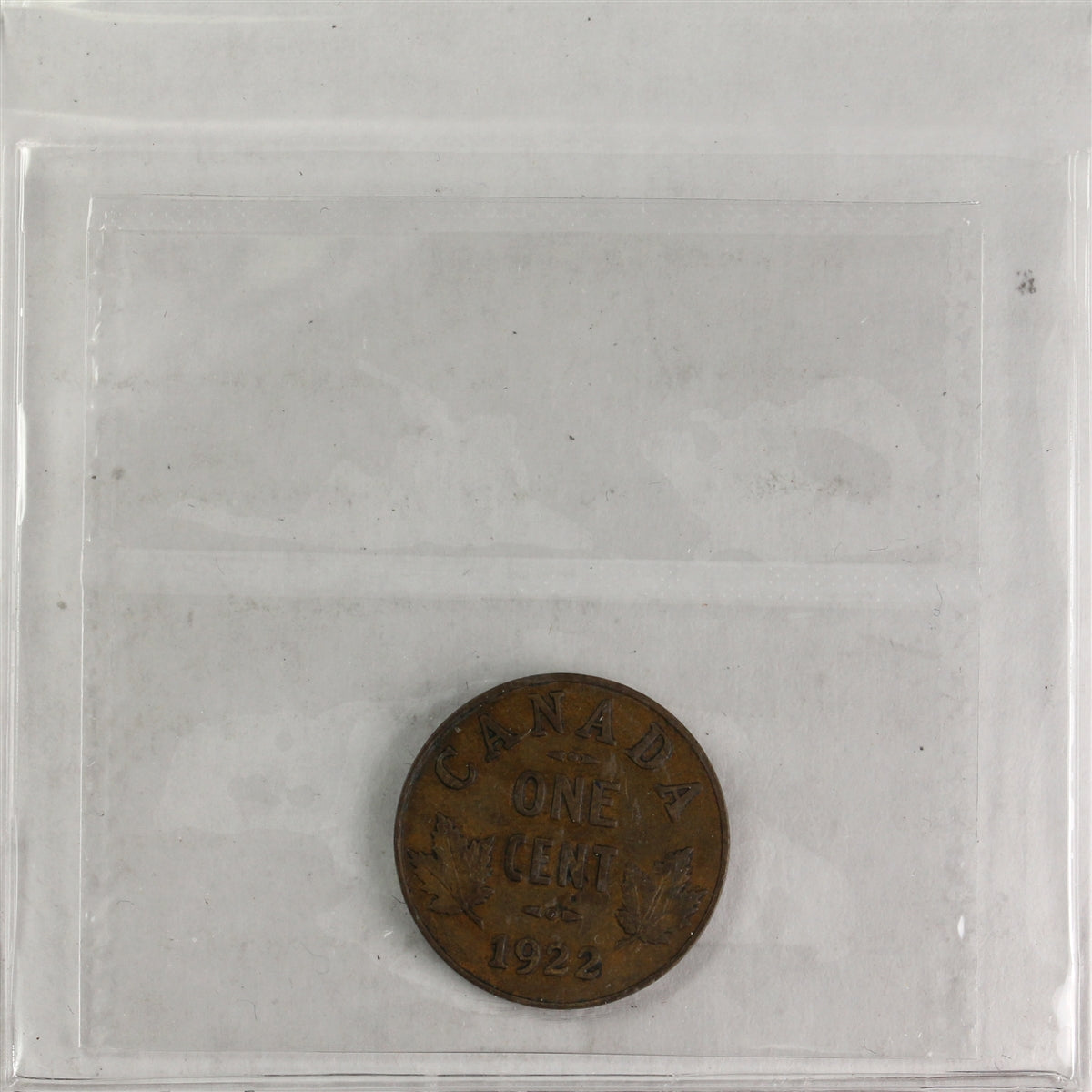 1922 Canada 1-cent ICCS Certified VG10