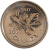 2001P Canada 1-cent ICCS Certified MS64 Red; NBU