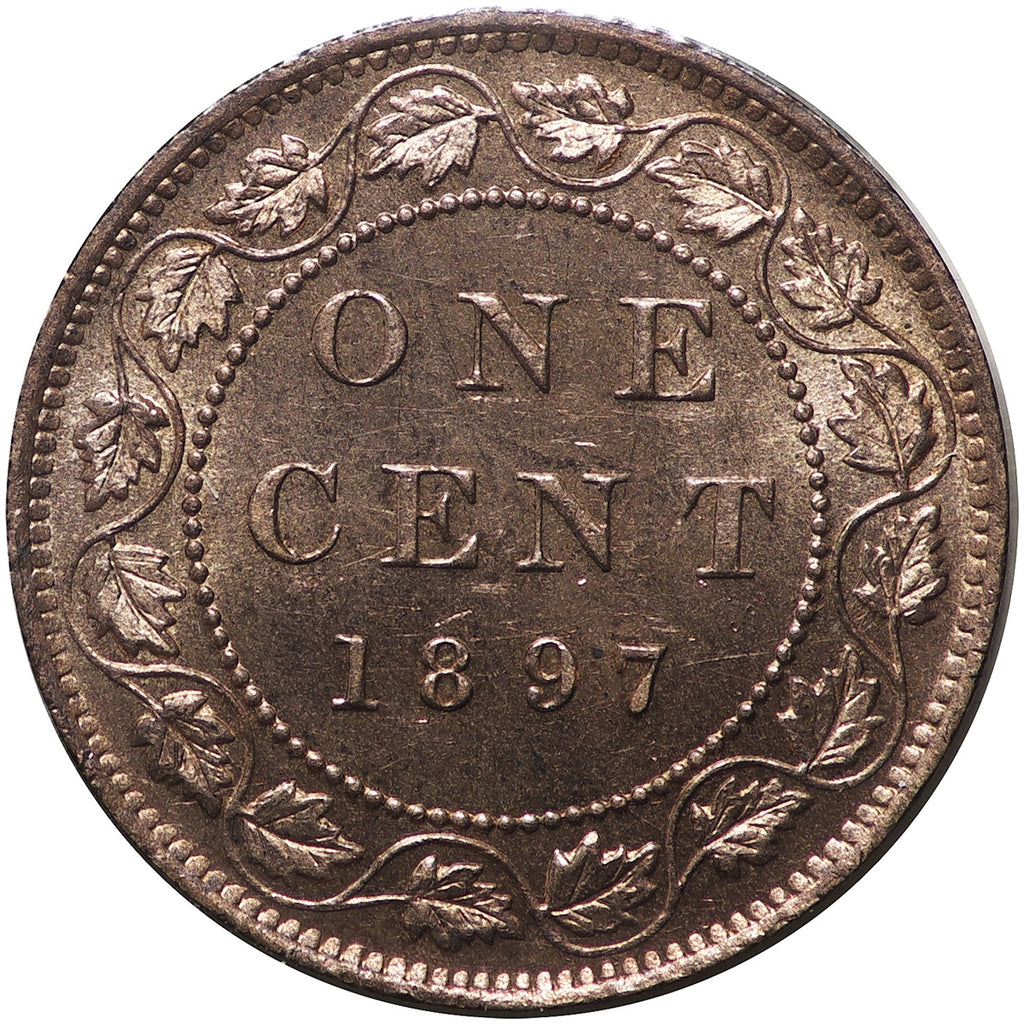 1897 Canada 1-cent Brilliant Uncirculated (MS-63) $