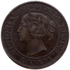 1859 Low 9 Canada 1-cent Extra Fine (EF40)