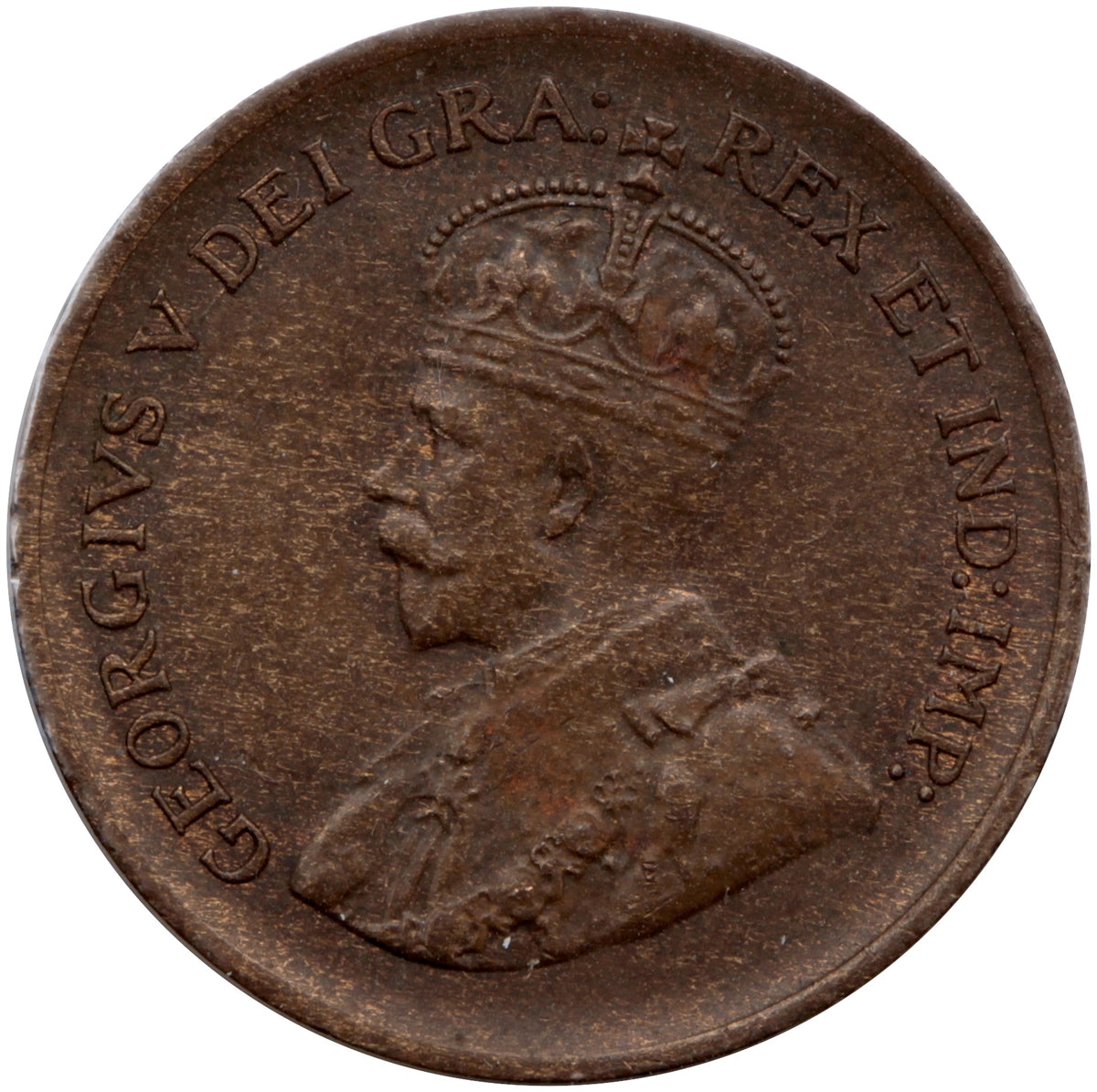 1934 Canada 1-cent Brilliant Uncirculated (MS63) Red & Brown