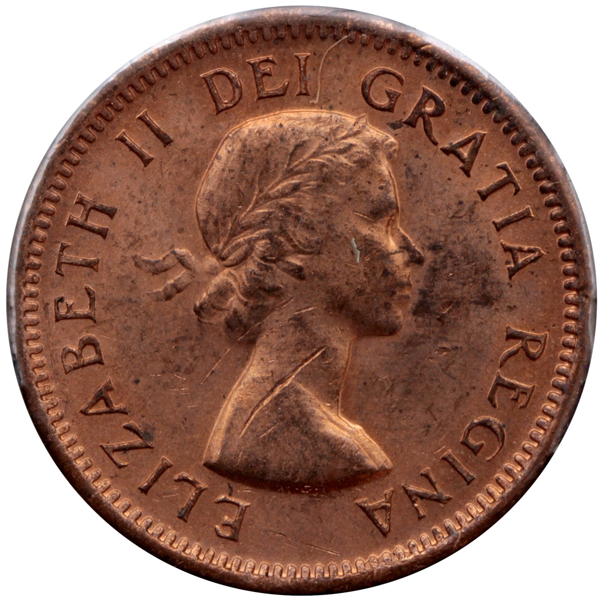 1953 NSS Hanging 3 Canada 1-cent UNC+ (MS62) – Colonial Acres Coins