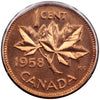 1958 Hanging 8 Canada 1-cent Choice Brilliant Uncirculated (MS64)