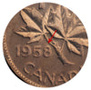 1958 Hanging 8 Canada 1-cent Choice Brilliant Uncirculated (MS64)
