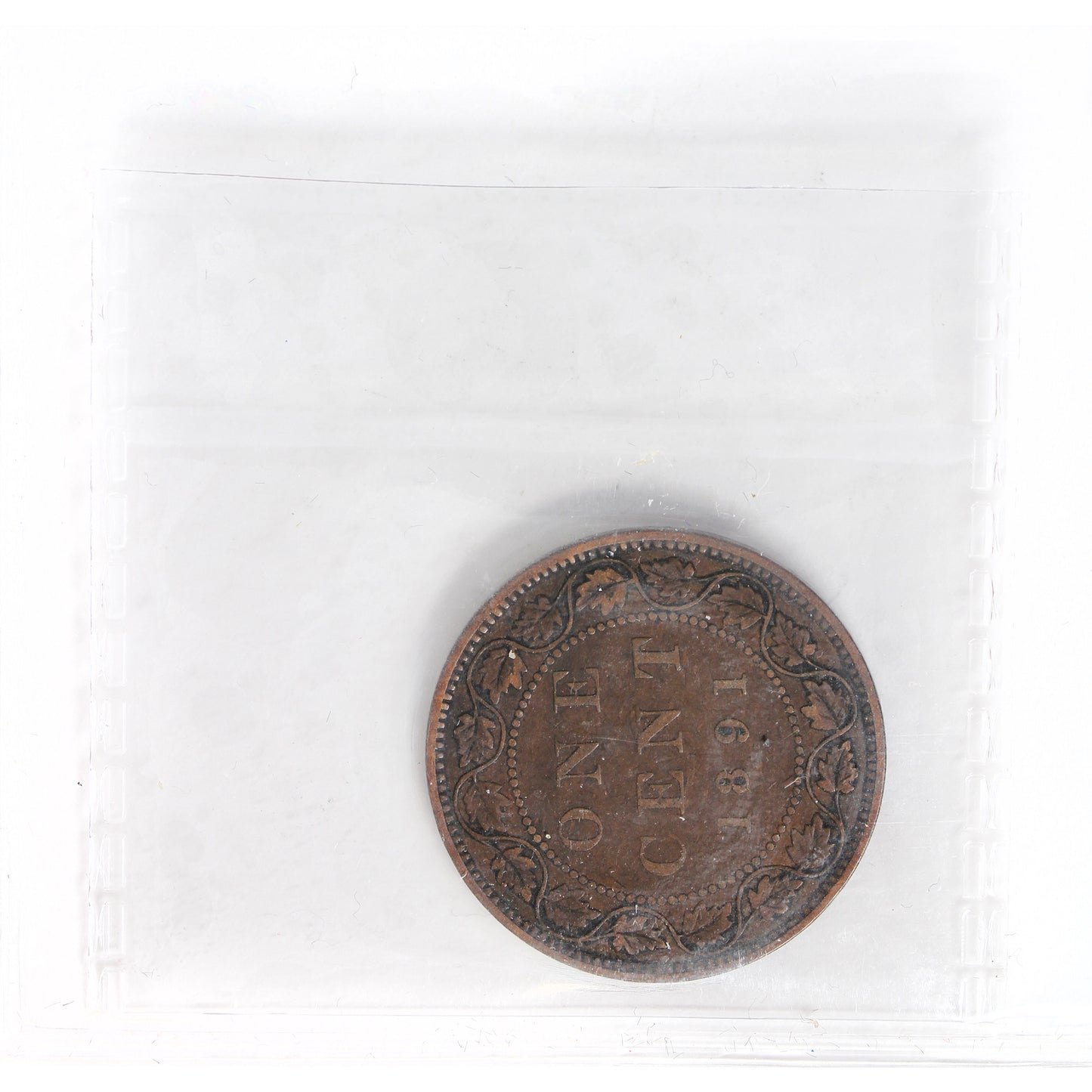 1891 SLSD, Obv. 2 Canada 1-cent ICCS Certified F15
