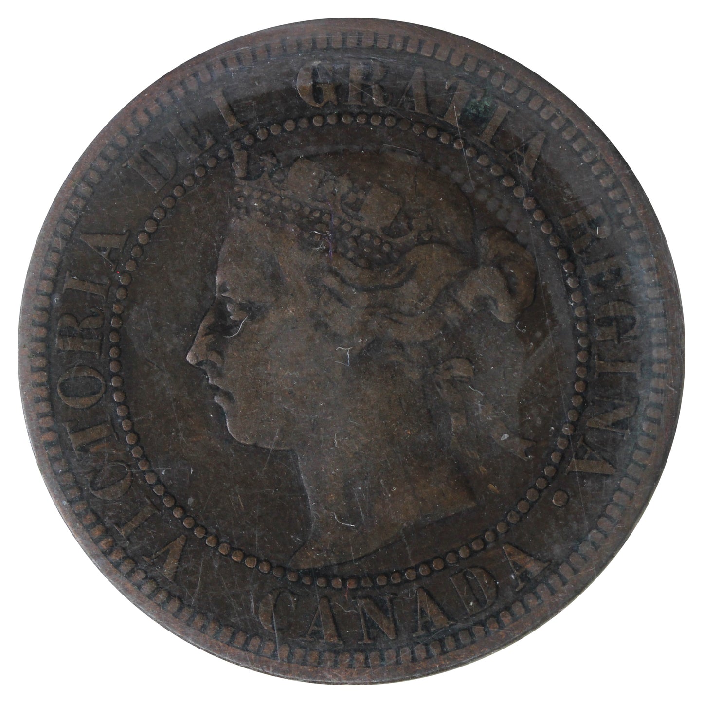 1891 SLSD, Obv. 2 Canada 1-cent ICCS Certified F15