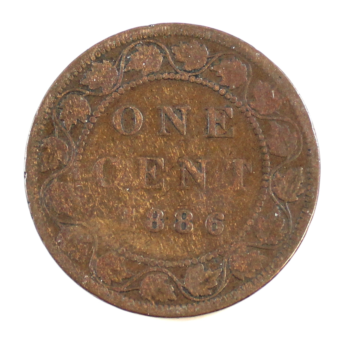 1886 Obv. 1a Canada 1-cent Good (G4)