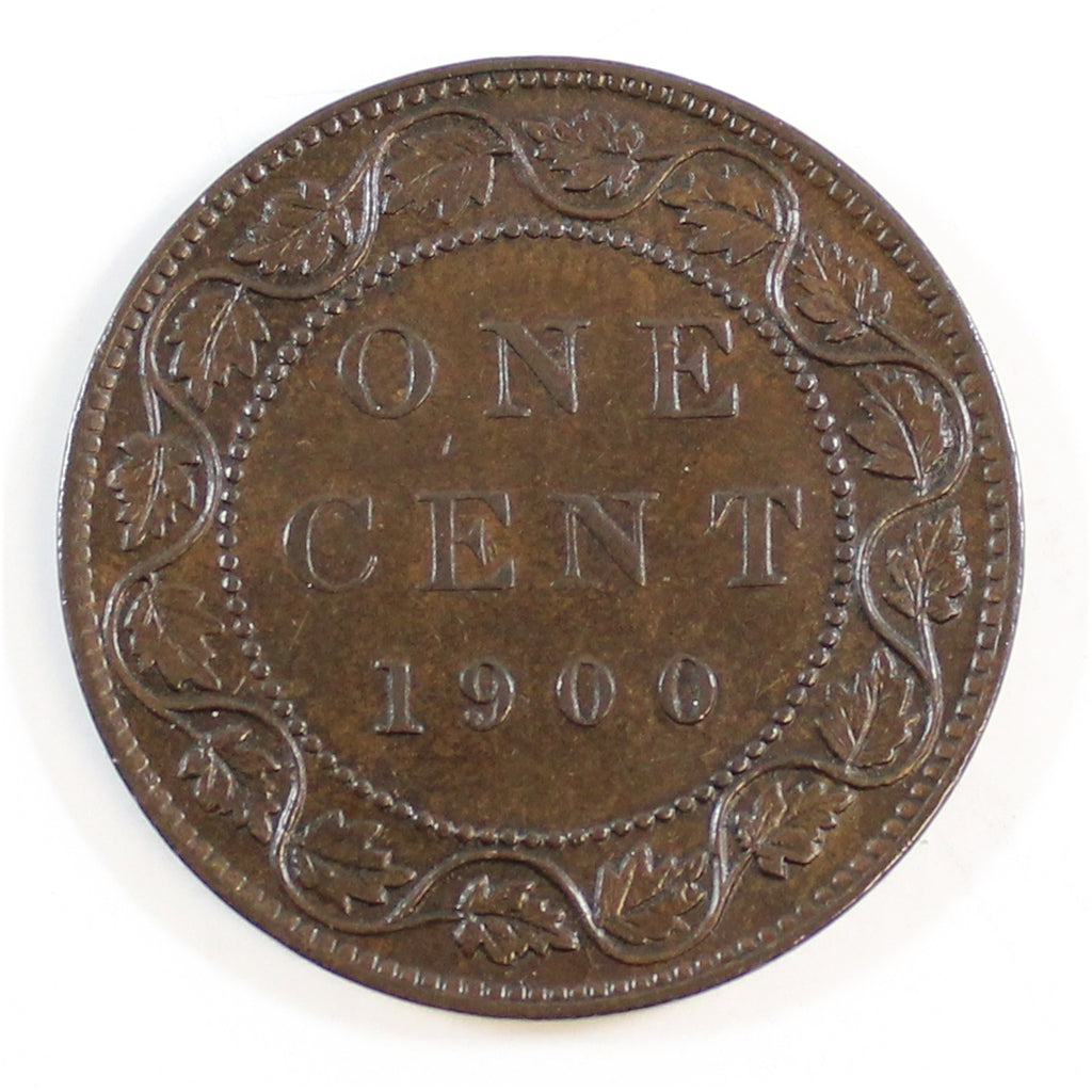 1900 Canada 1-cent Almost Uncirculated (AU50) $
