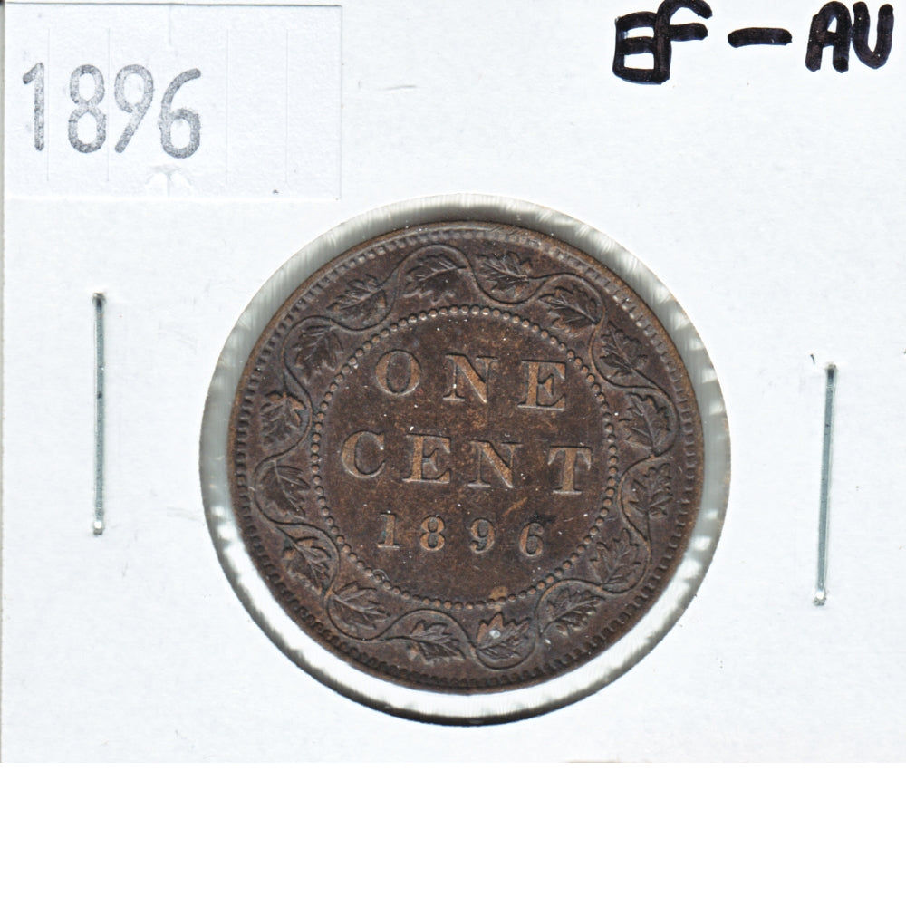 1896 Canada 1-cent EF-AU (EF45)