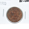 1900 Canada 1-cent AU-UNC (AU55) $