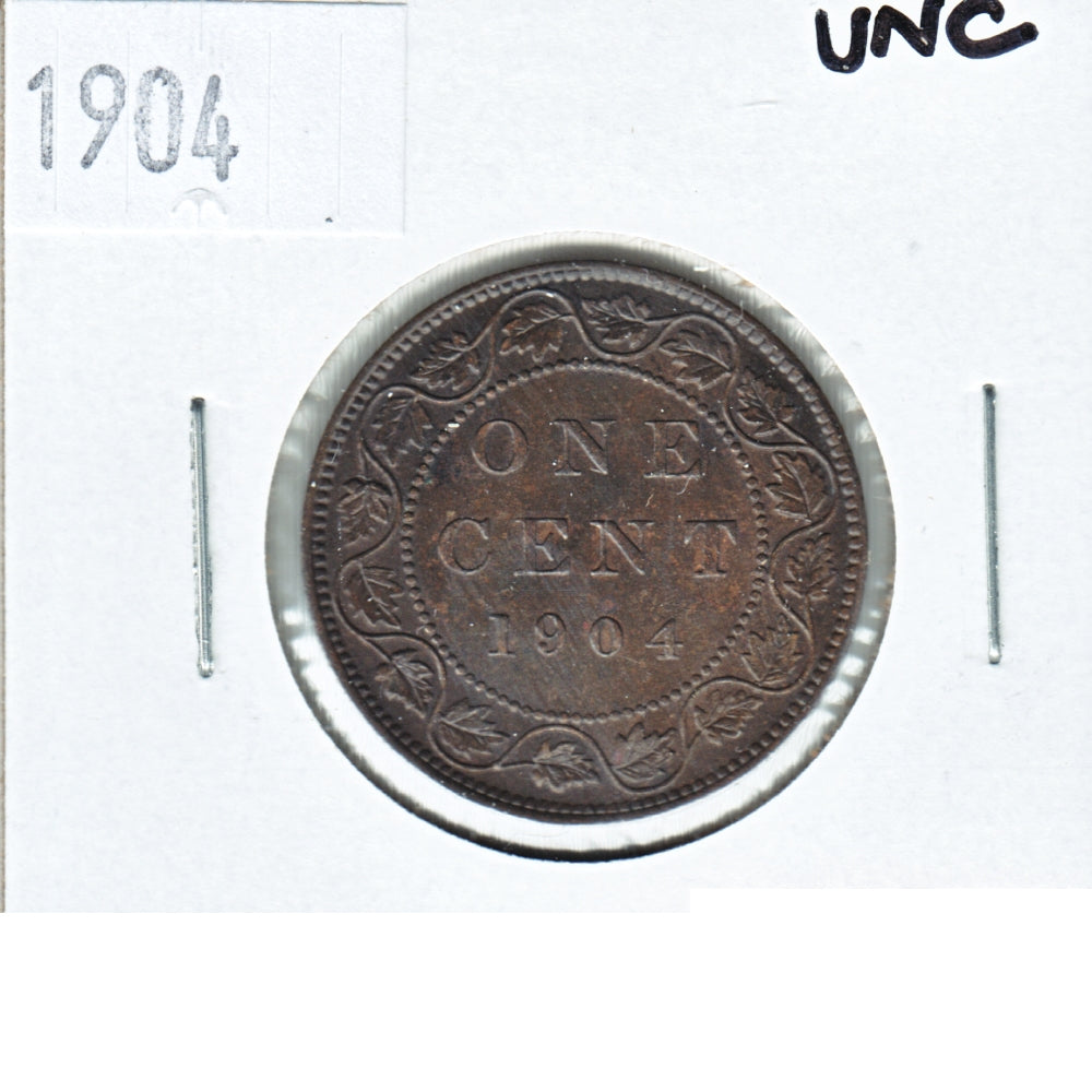 1904 Canada 1-cent Uncirculated (MS60)