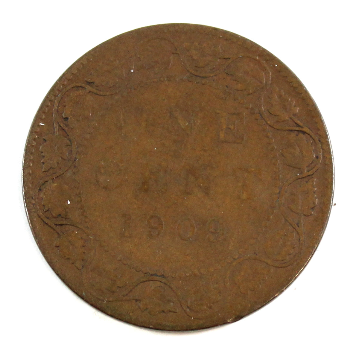 1909 Canada 1-cent About Good (AG3)