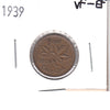 1939 Canada 1-cent VF-EF (VF-30)