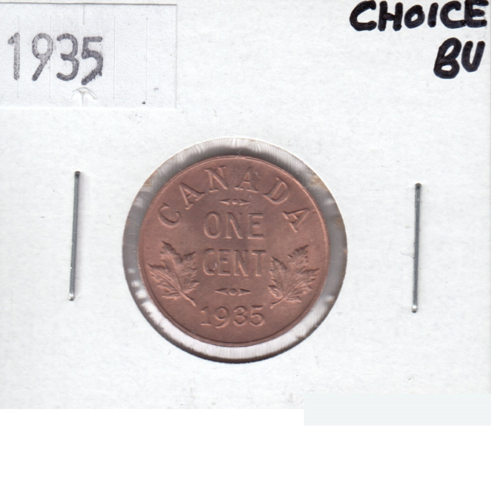 1935 Canada 1-cent Choice Brilliant Uncirculated (MS64) $