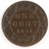 1881H Triple Punched N Canada 1-cent Extra Fine (EF40) $