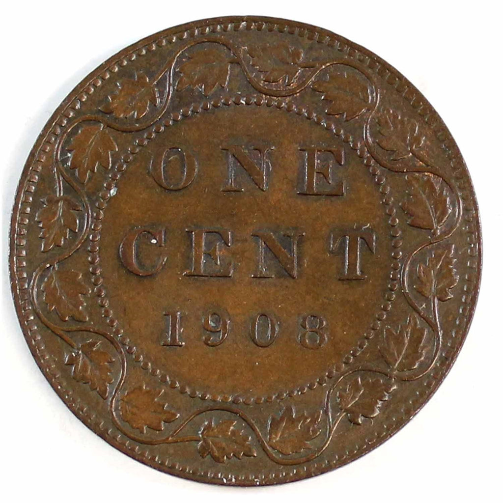 1908 Canada 1-cent UNC+ Brown (MS-62) $