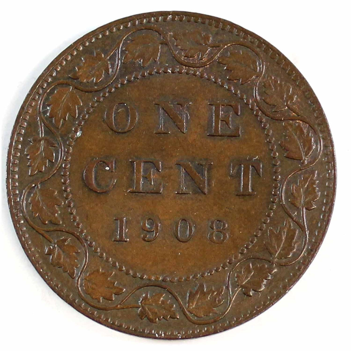 1908 Canada 1-cent UNC+ Brown (MS-62) $