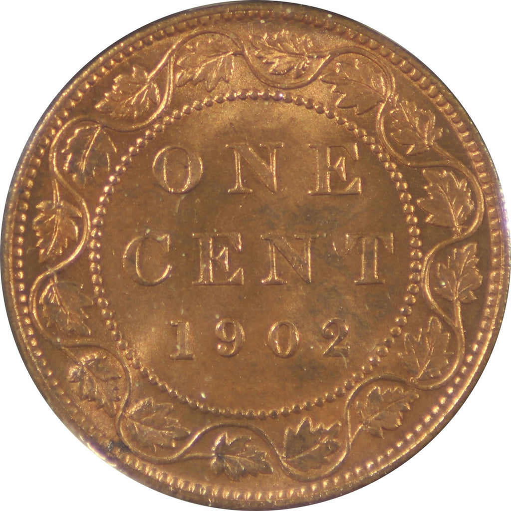 1902 Canada 1-cent Choice Brilliant Uncirculated (MS64) $