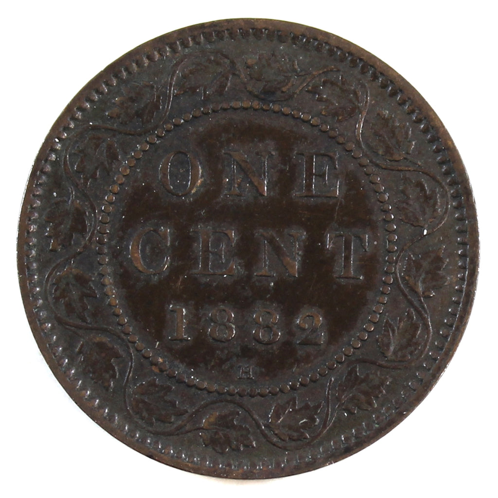 1882H Obv. 1a Canada 1-cent Extra Fine (EF40)