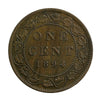 1894 Large 4 Canada 1-cent Extra Fine (EF40) $