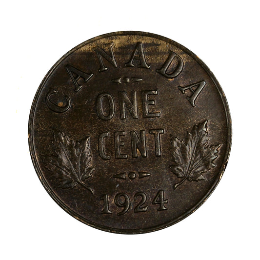 1924 Canada 1-cent UNC+ (MS62) $