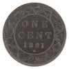 1881H Obv. 1a Canada 1-cent Extra Fine (EF-40)